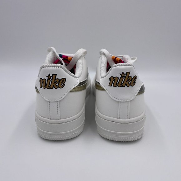 Nike Air Force 1 LV8 White Womens Shoes - Picture 4 of 8